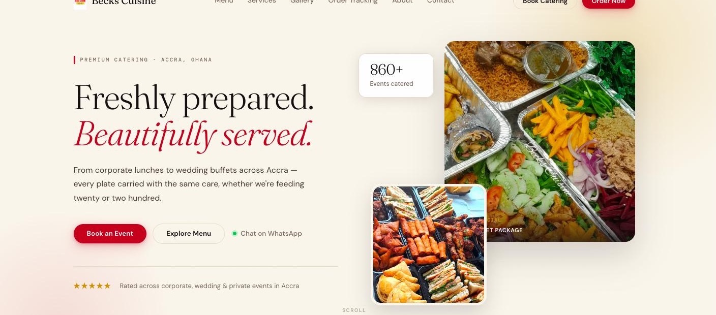 Becks Cuisine — homepage